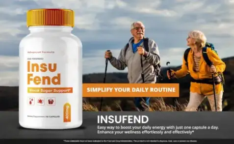 InsuFend supplement supporting healthy blood sugar levels